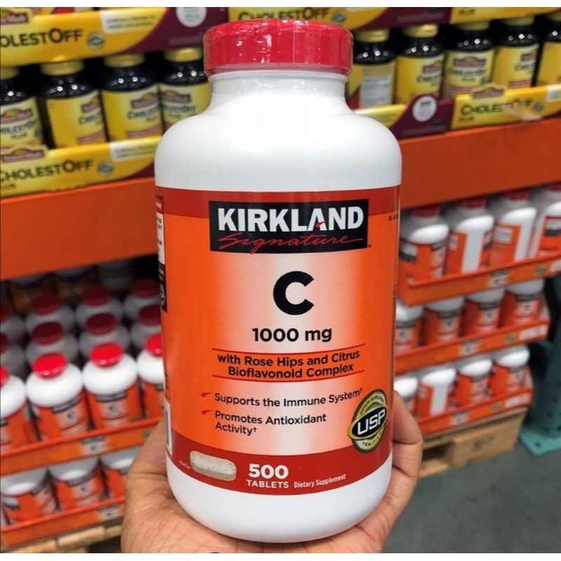 Kirkland Signature Vitamin C 1000 Mg 500 Tablets Shopee Philippines