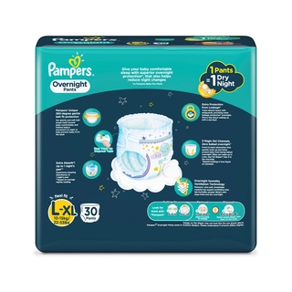 Pampers Overnight Diaper Pants Large up to XL 30s | Shopee Philippines