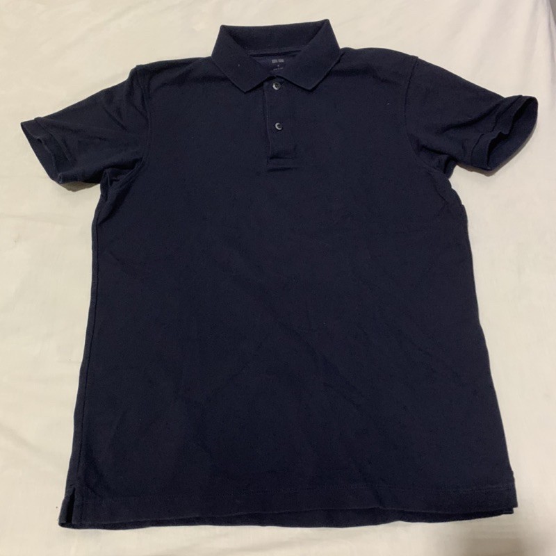 Uniqlo Polo shirt (dark blue) | Shopee Philippines