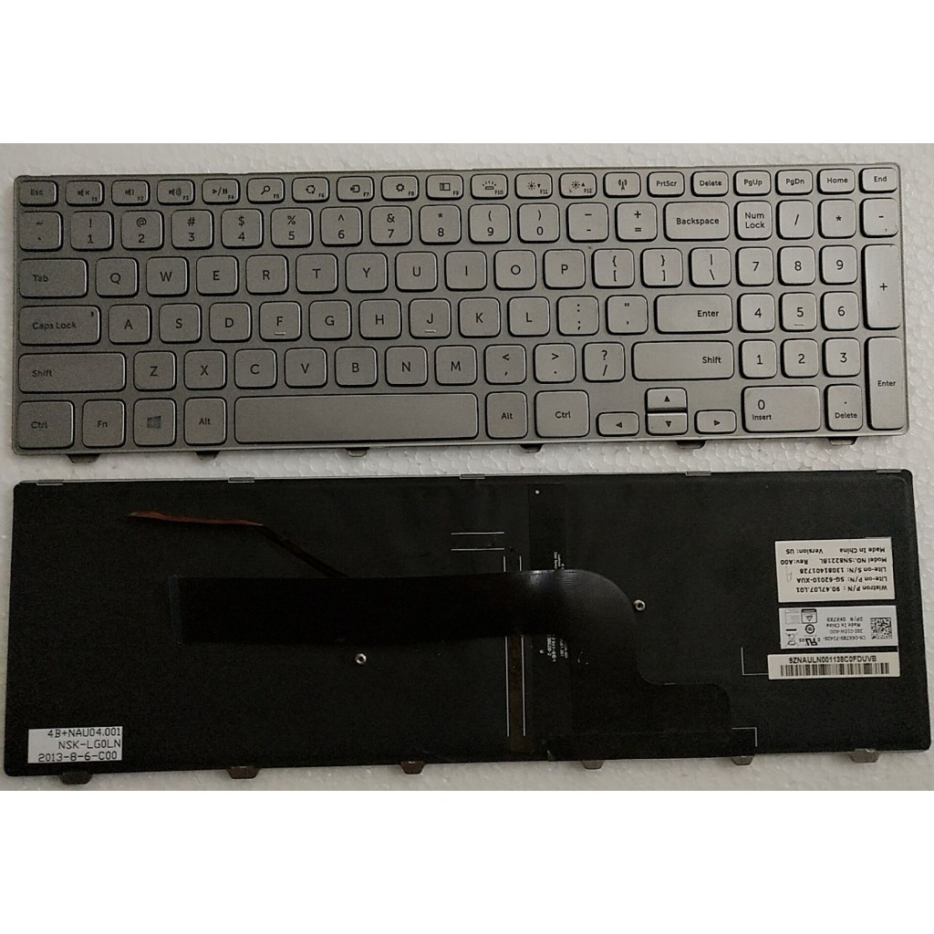 Old Used Original Notebook Keyboard For Dell Inspiron 15 7000 Series 7537 P36f 7737 Laptop Keyboard With Back Light Backlit Us Version 100 Working Well In Good Condition Shopee Philippines