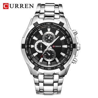 CURREN Brand Fashion Casual Men's Quartz Sports Watch  Men's Business Stainless Steel Strap Waterproof Watch #1