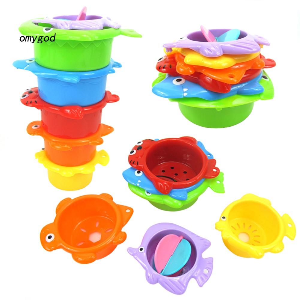 animal stacking cups