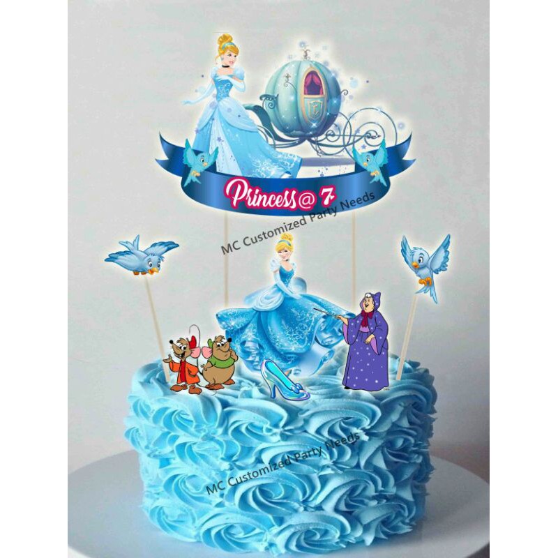 CINDERELLA CAKE TOPPER Shopee Philippines