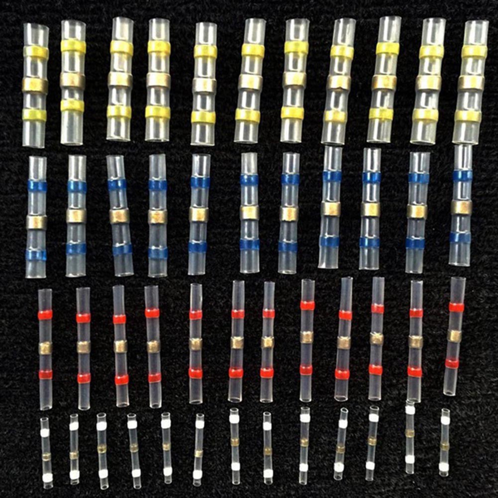 10pcs Practical Electrical Waterproof Seal Heat Shrink Butt Terminals Solder Sleeve Wire Connectors