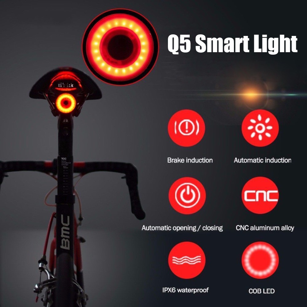 waterproof rear bike light