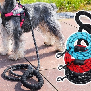 New Pet Reflective Traction Rope Nylon Walking Dog Rope for Medium and Large Dogs