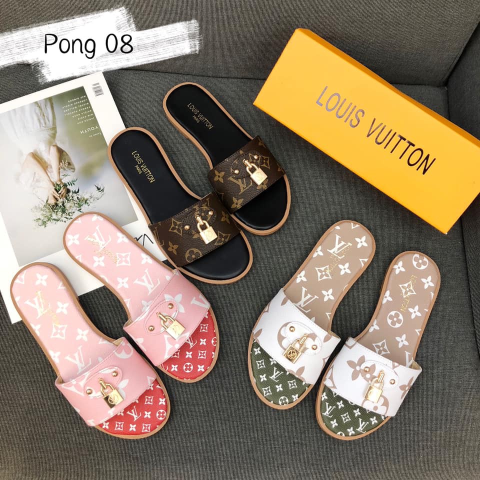 lv flat sandals