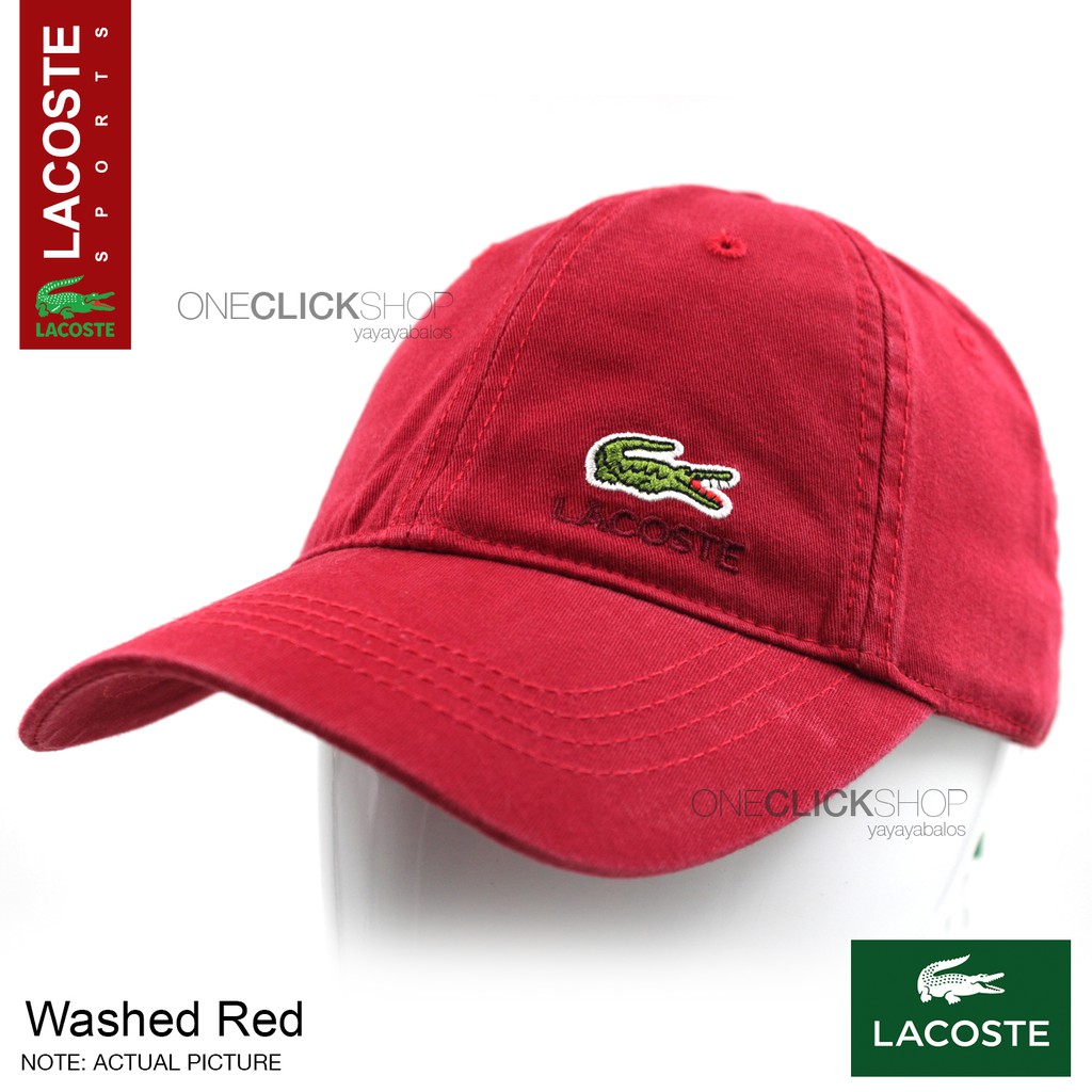 lacoste dri fit cap