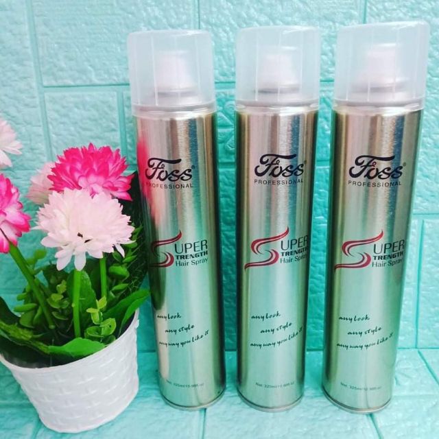 FOSS HAIRSPRAY FOR STYLING HAIR STRONGHOLD 325ml Shopee Philippines