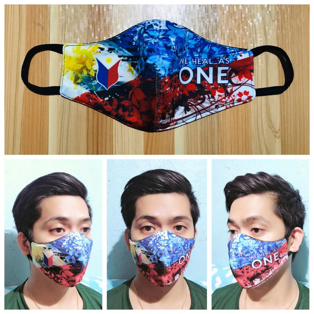 FLAG DESIGN FACE MASK MAKABAYAN 1 Shopee Philippines