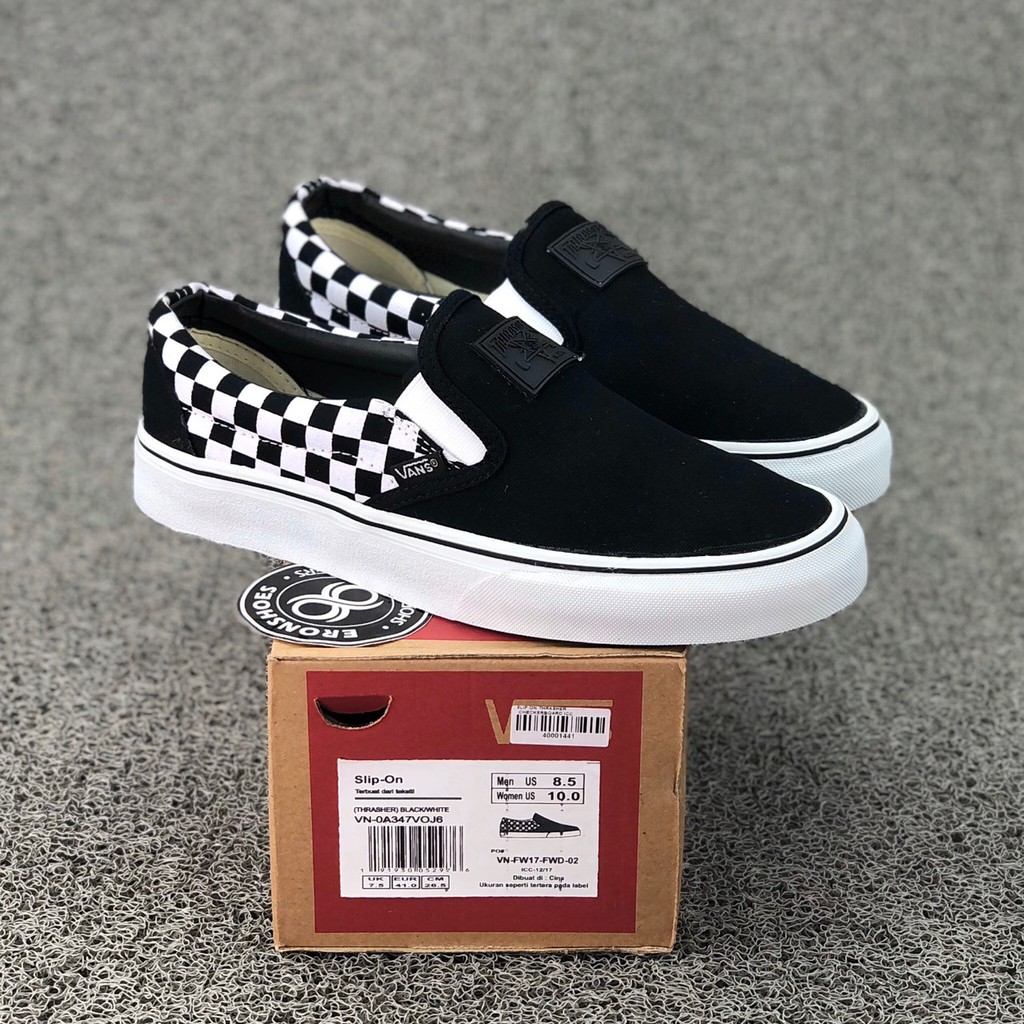 vans slip on thrasher