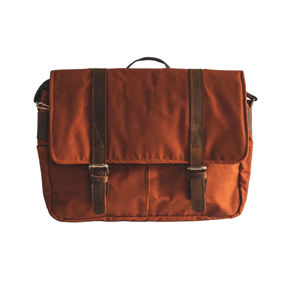 Gouache City Waxed Canvas Messenger Bag Shopee Philippines