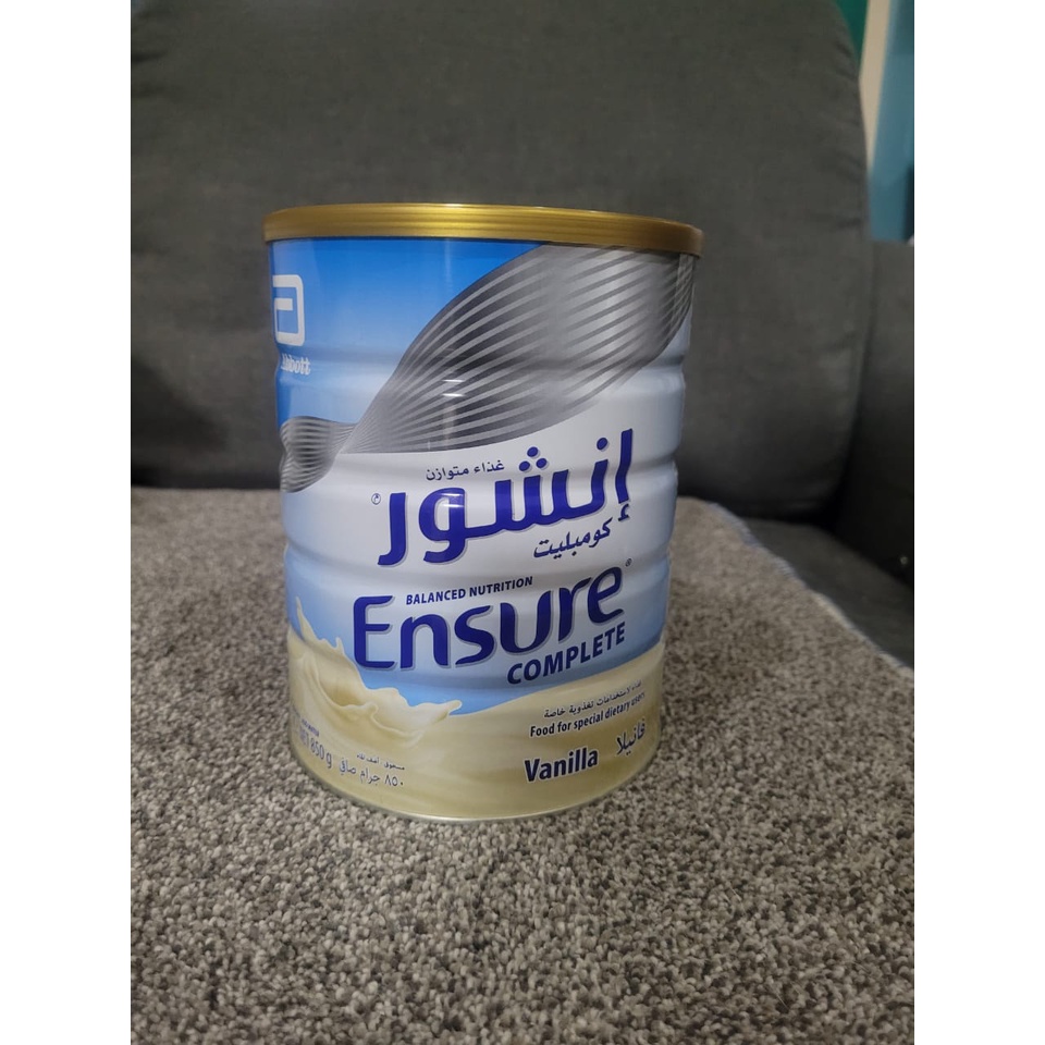 Ensure Powdered Milk Complete for Adults 850g Vanilla flavor Shopee