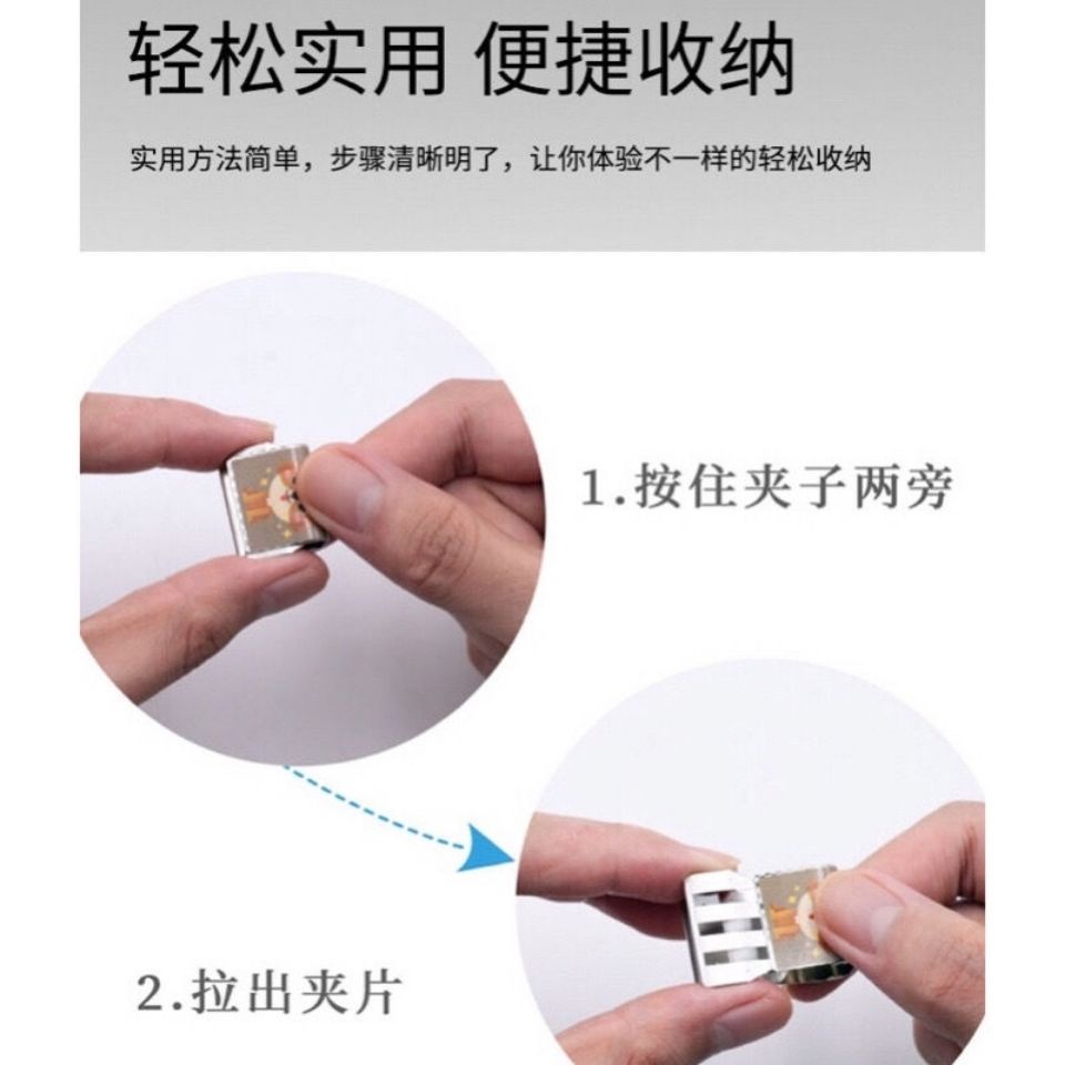℗Net celebrity push clip small clip folder size test paper clip book clip dovetail clip iron bill c