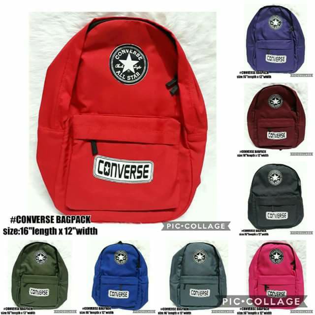 converse backpack size