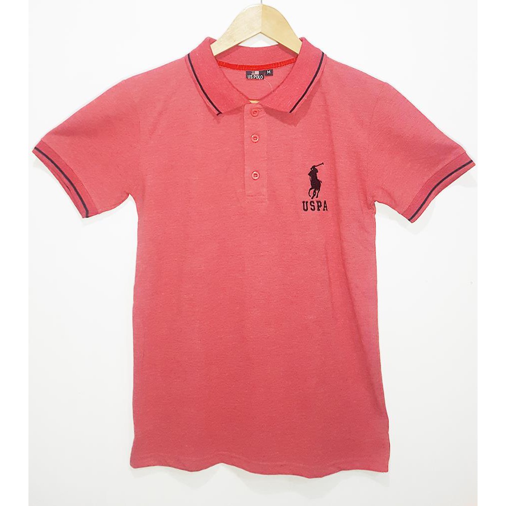 Polo Shirt for Men Cotton Polo Pink | Shopee Philippines
