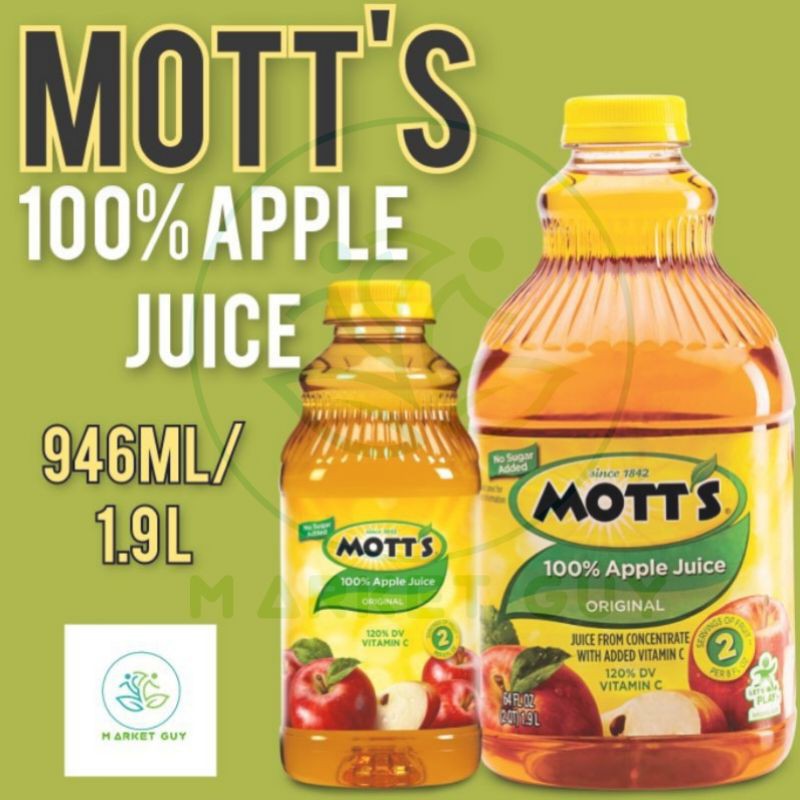 [ REDUCTION PHP 5.00 ] Mott's apple juice 946ml & 1.9l • Discount in 6/