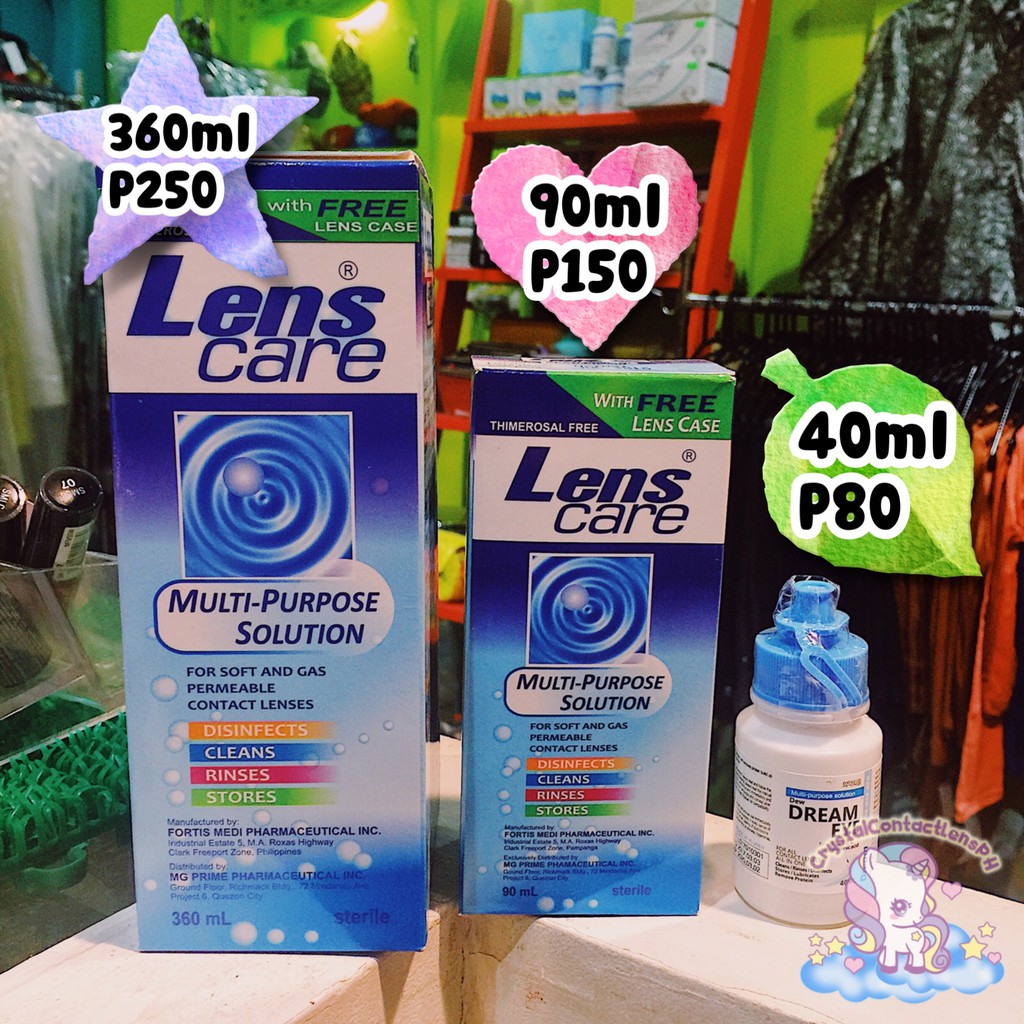 Multi Purpose Contact Lens Solution Shopee Philippines