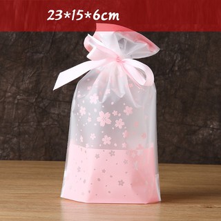 FP1153 (50 PCS ) Pink Sakura Drawstring Packaging Loot Party Gift Wrapping Bag Souvenir Giveaway #6