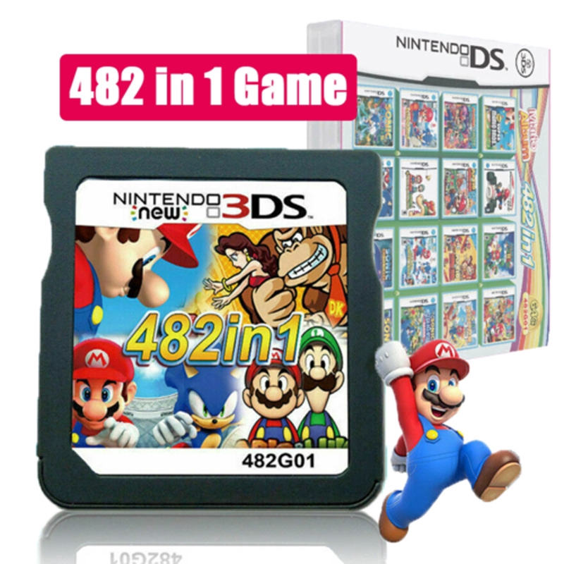 For Nintendo NDS NDSL 2DS 3DS NDSI 482 in 1 Game Games ...