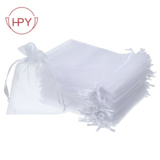 [FREESHIP] 50 Pieces 4 by 6 Inch Organza Gift Bags Drawstring Jewelry Pouches#K0