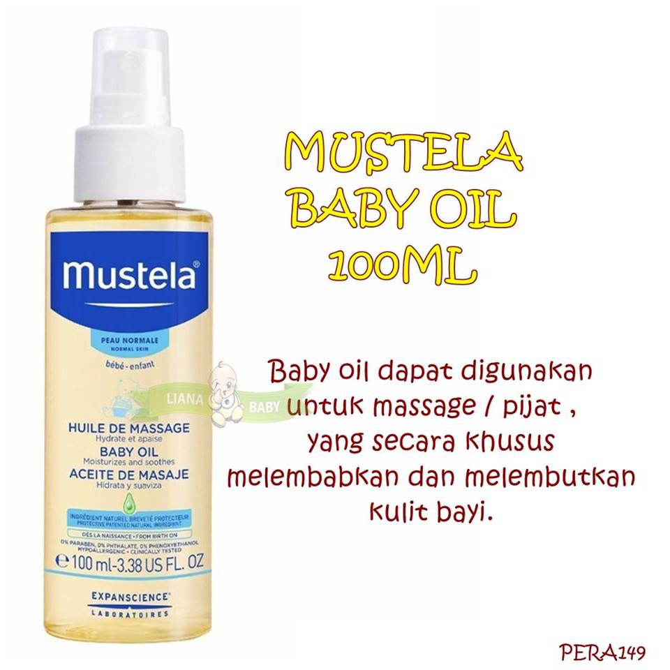 mustela baby oil 100ml