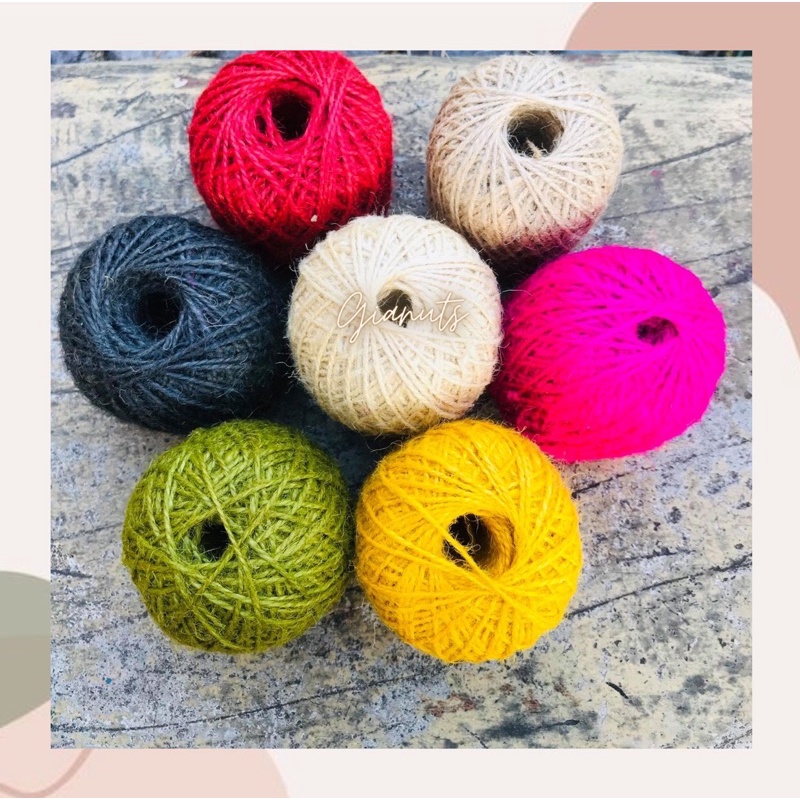 Twine Jute String Colored Natural 2ply150m Shopee Philippines