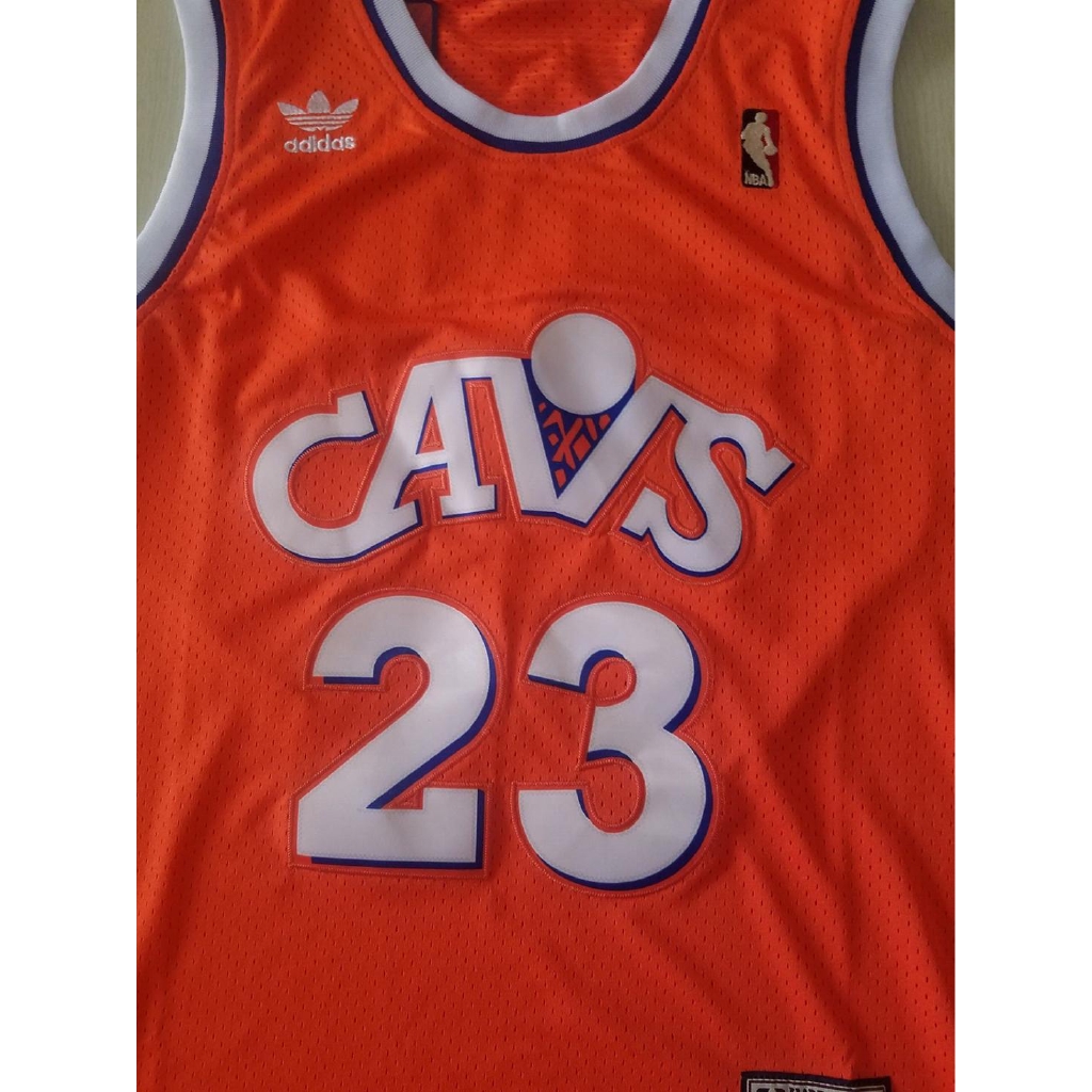 lebron james orange cavs jersey