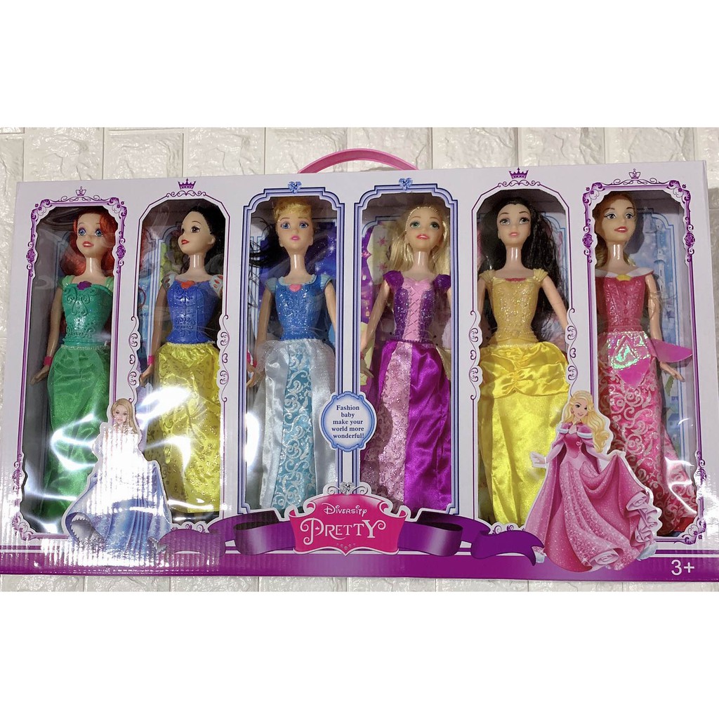 disney princess 5 doll set