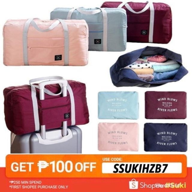 shopee travel luggage