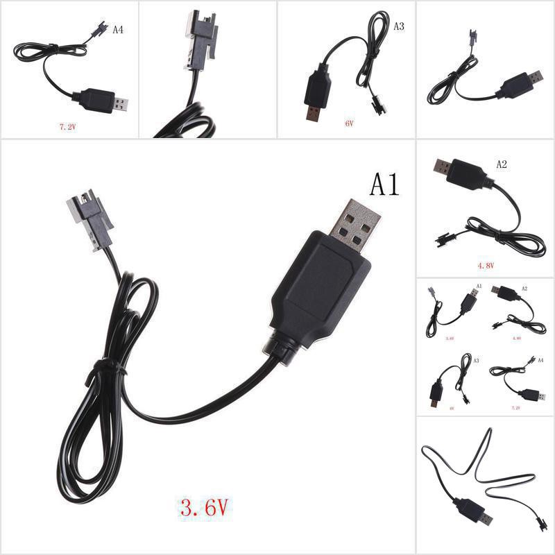 TBPH DC 3.6V7.2V RC Battery Pack USB Charger Adapter For Remote
