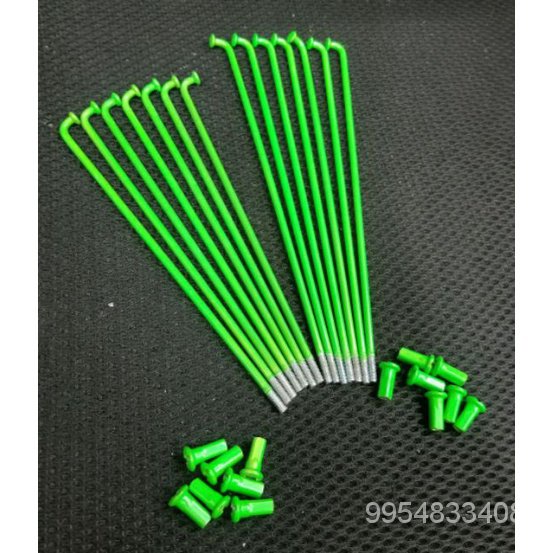 motorcycle Spokes and Nipples Parakeet Green Rios/Rayos/Thailand 10x161 & 10x184 rlsO Shopee