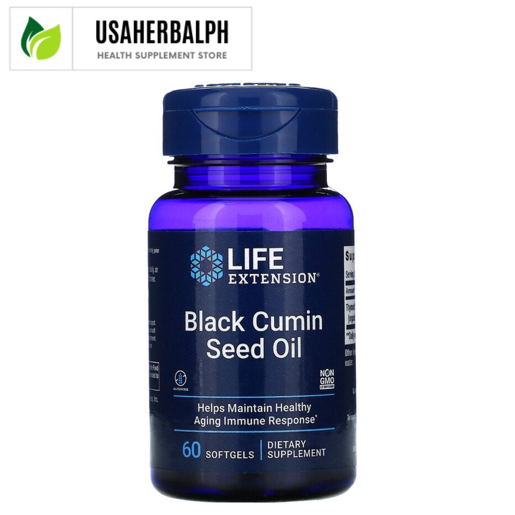 Life Extension, Black Cumin Seed Oil, Immunity Booster & Inflammation Management Supplement