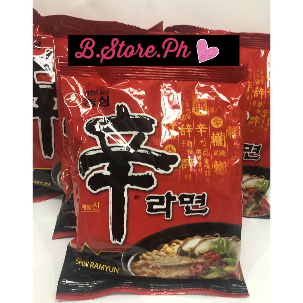 Nong Shim Shin Ramyun Noodle Soup 120g 1pack | Shopee Philippines