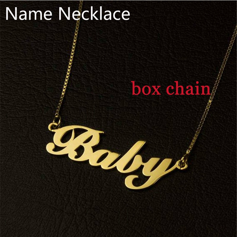 personalized baby name necklace