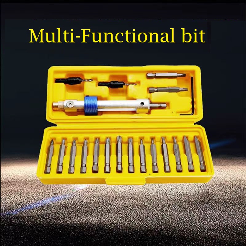 20Piece Set Of MultiFunction Drill Bit Electric Screwdriver Head