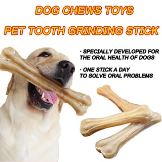 Dog Chews Toys Molar Healthy Teeth Chewing Cowhide Bone for Dog Tooth Grinding Stick