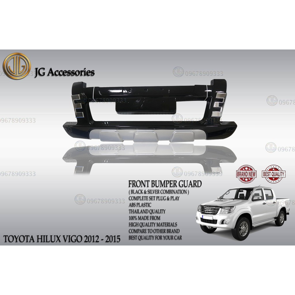 TOYOTA HILUX VIGO 20122015 FRONT BUMPER NUDGE / FRONT BUMPER GUARD