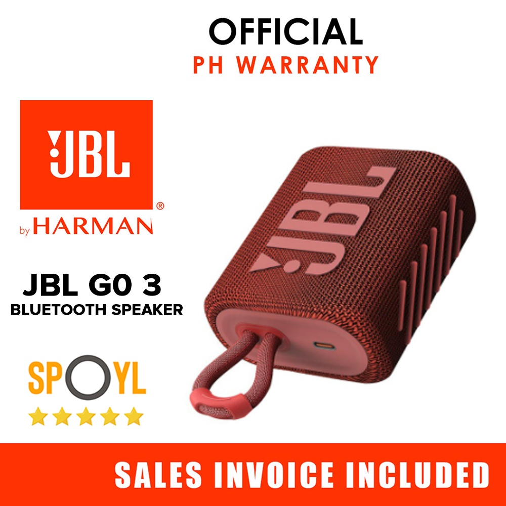 JBL GO 3 / GO3 Wireless Bluetooth Speaker Spoyl Store Shopee