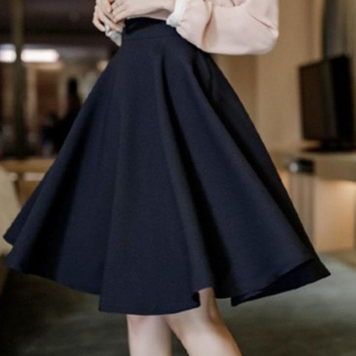 Have Korean SHORT FLARE MIDI SHORT FLARE Skirt/MINI Skirt/ Korean MIDI