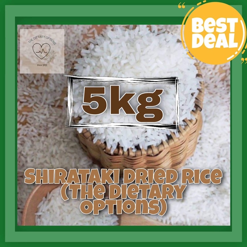 Shirataki/Konjac Dried Rice 5kg | Shopee Philippines