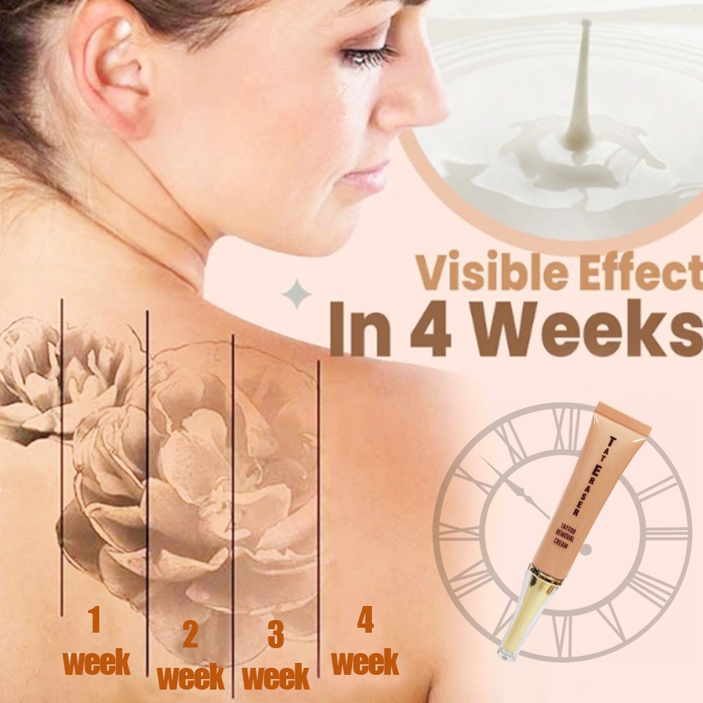 BOROLINE Permanent Tattoo Removal Cream Painless Eyebrows Remove Tattoos,No  Skin Damage,No Corrosion | Shopee Philippines