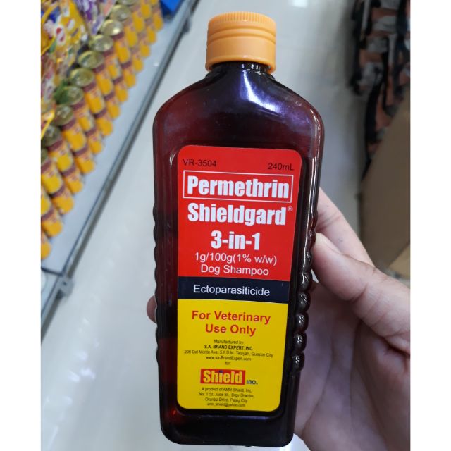 dog shampoo with permethrin