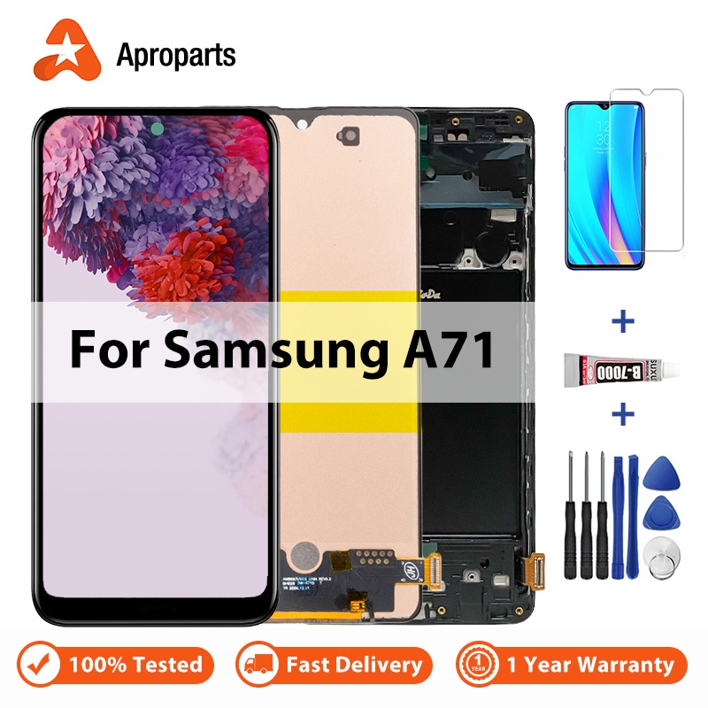 6.7'' Screen For Samsung Galaxy A71 A715 A715F A715FD LCD Display Touch