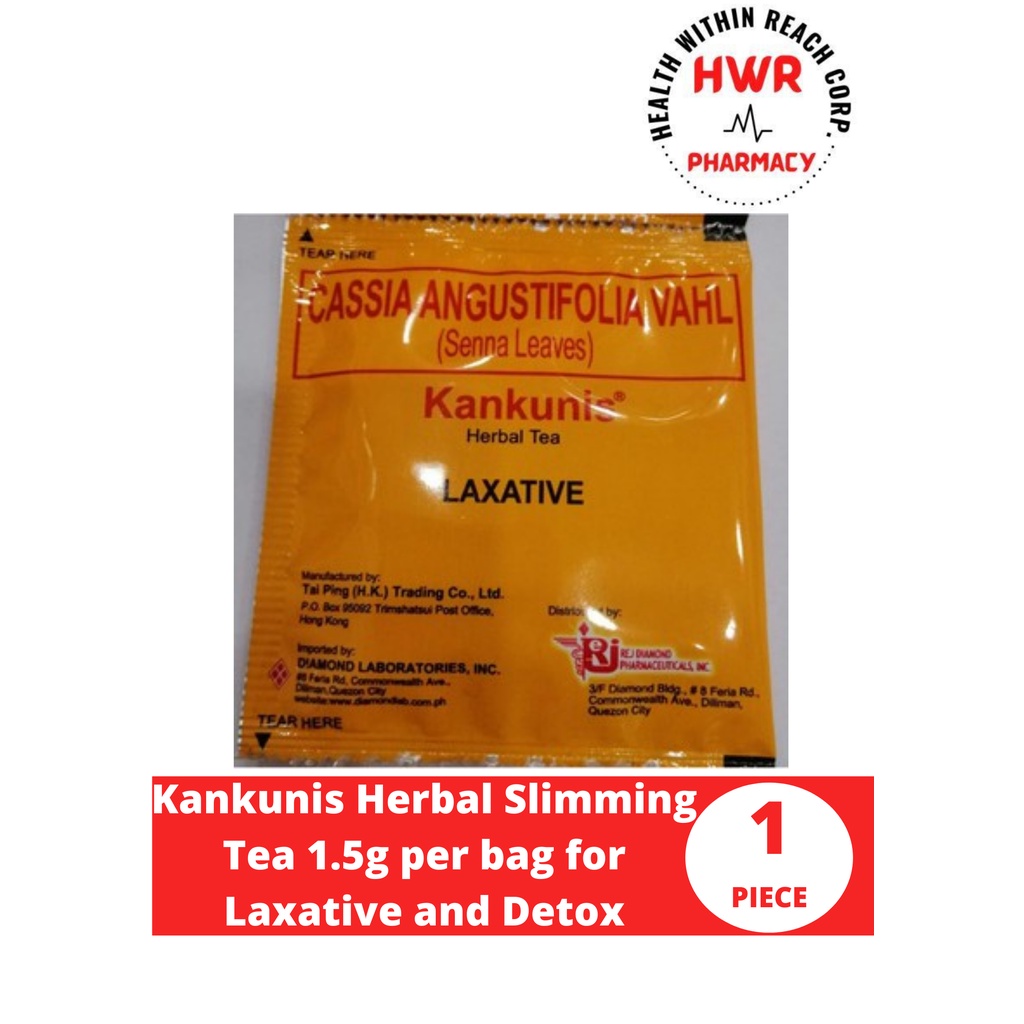 Kankunis Herbal Slimming Tea 1.5g per bag for Laxative and Detox