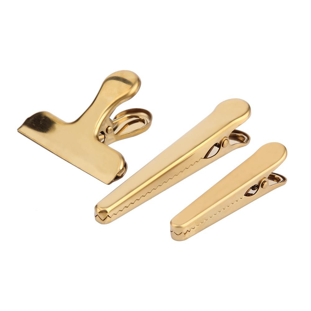 brass binder clips