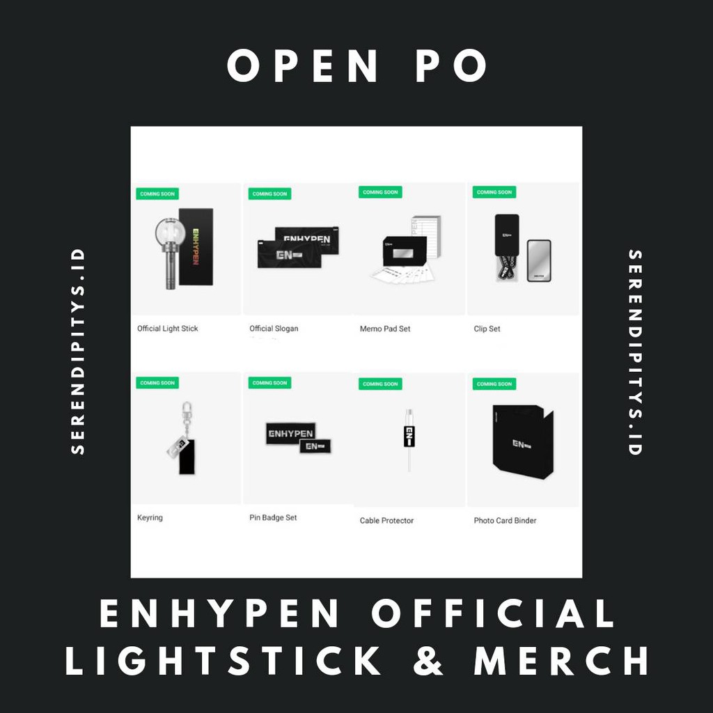 Po Enhypen Official Lightstick Amp; Merchandise Logo ...