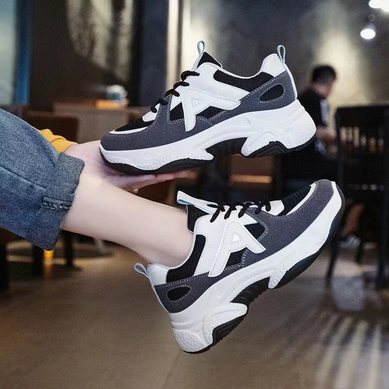 Womens Rubber Shoes Korean Fashion Wedge Design Running Shoes Shopee Philippines 1316