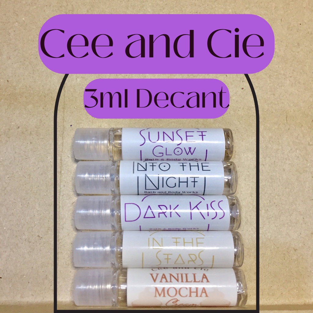 3ml Victoria's Secret Decant Bare Vanilla Velvet Petals Midnight