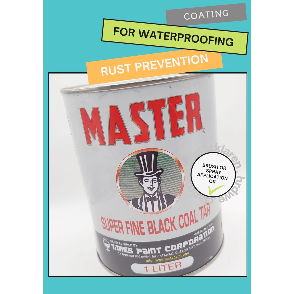 master-black-coal-tar-super-fine-waterproofing-paint-1-liter-shopee